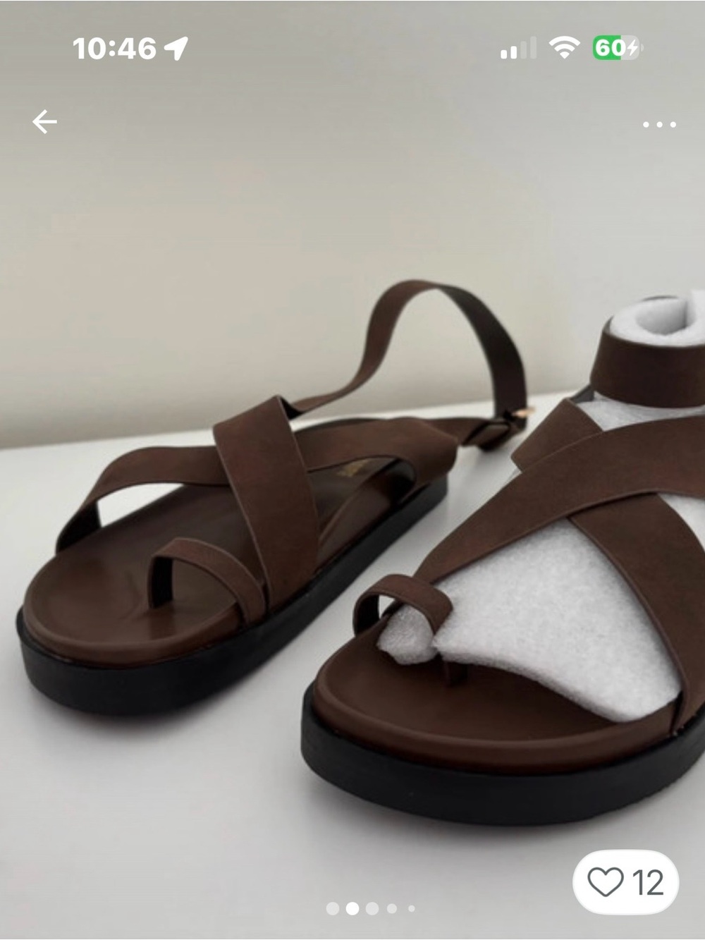 Entry Brown Crisscross Strap Women’s Sandals